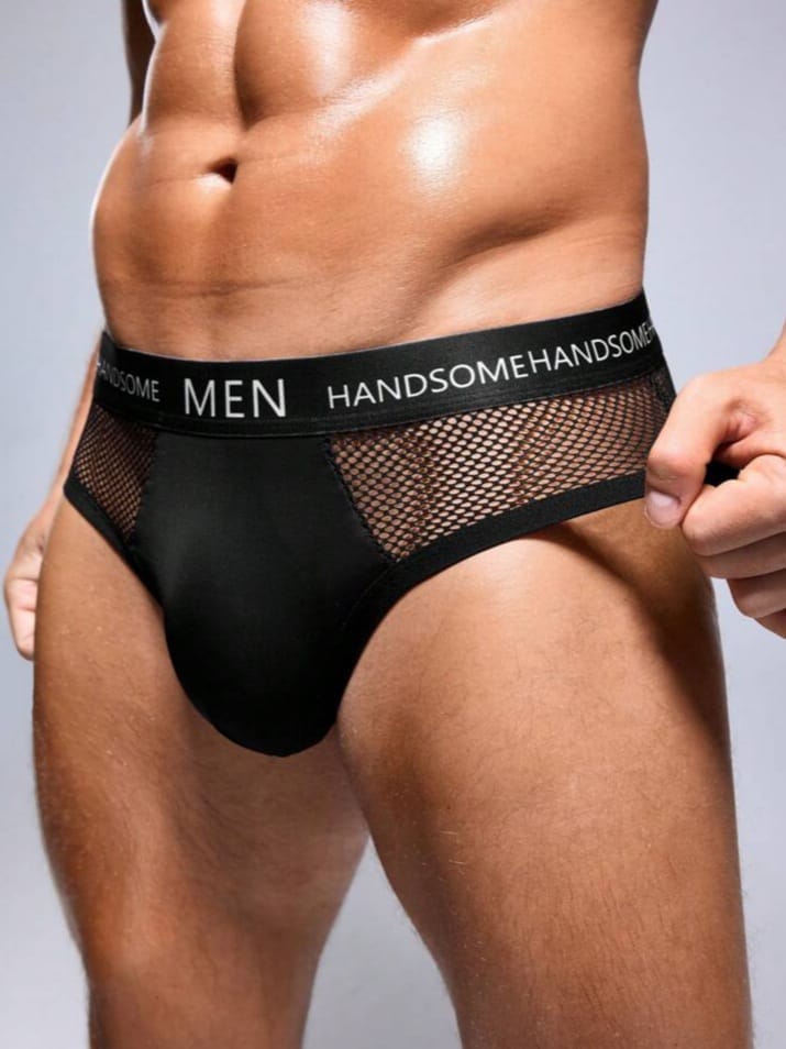 Men's Mesh Panel Briefs